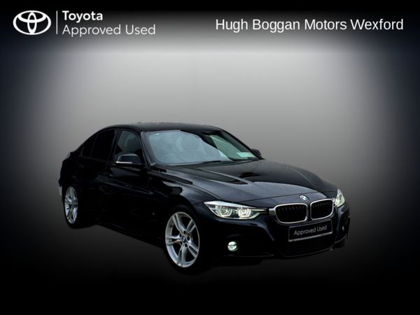 BMW 3-Series Saloon, Petrol Hybrid, 2018, Black