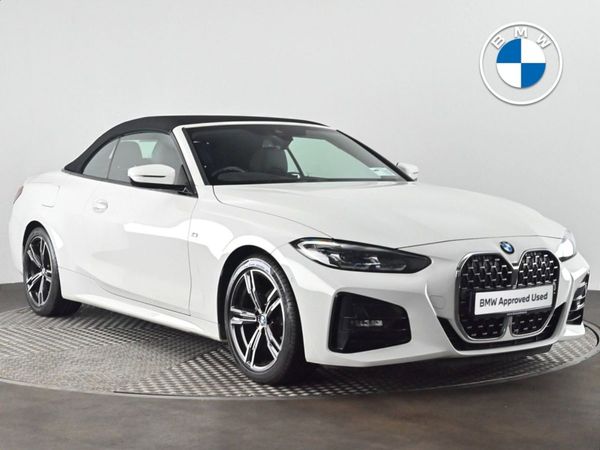 BMW 4-Series Cabriolet, Diesel Hybrid, 2022, White