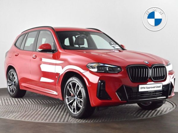 BMW X3 SUV, Petrol Plug-in Hybrid, 2024, Red