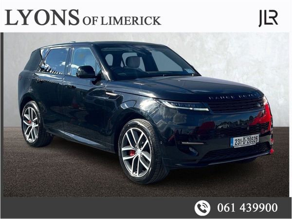 Land Rover Range Rover Sport SUV, Petrol Plug-in Hybrid, 2023, Black