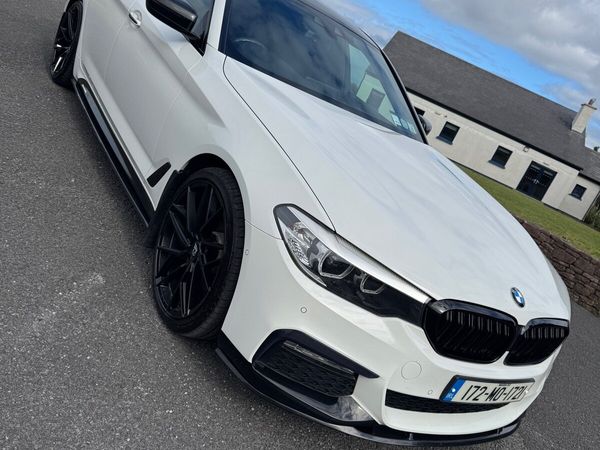 BMW 5-Series Saloon, Diesel, 2017, White