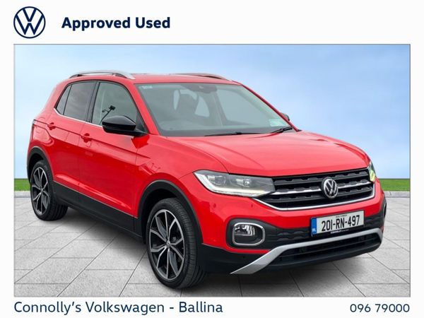 Volkswagen T-Cross Estate, Petrol, 2020, Red