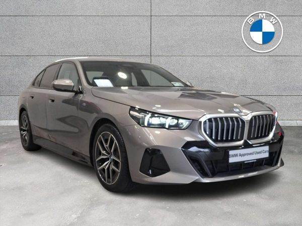 BMW 5-Series Saloon, Petrol Plug-in Hybrid, 2024, Grey