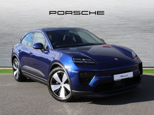 Porsche Macan SUV, Electric, 2025, Blue