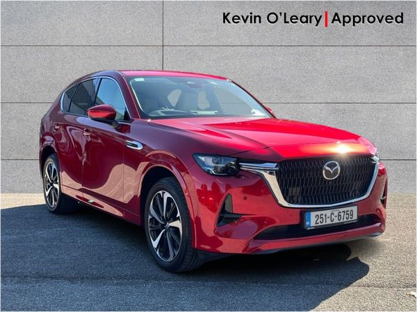 Mazda CX-60 SUV, Petrol Plug-in Hybrid, 2025, Red