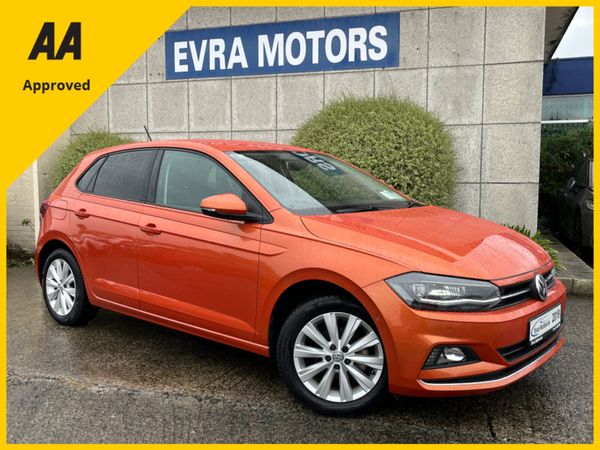 Volkswagen Polo Hatchback, Petrol, 2019, Orange