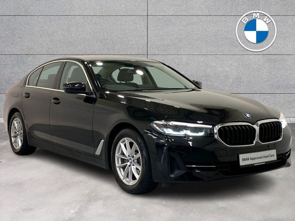 BMW 5-Series Saloon, Diesel Hybrid, 2022, Black