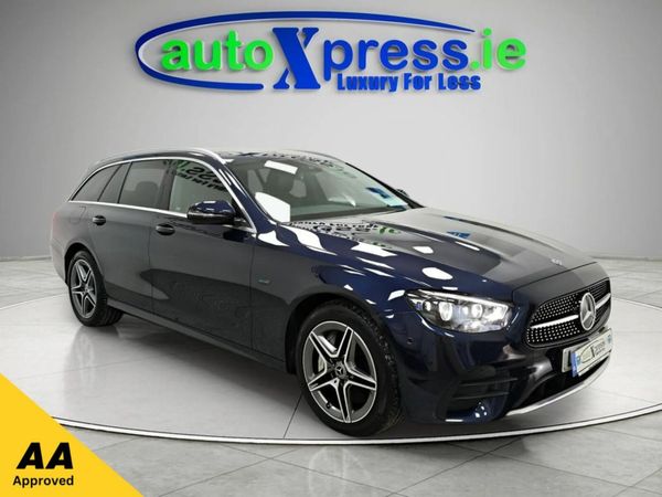 Mercedes-Benz E-Class Estate, Diesel Hybrid, 2020, Blue