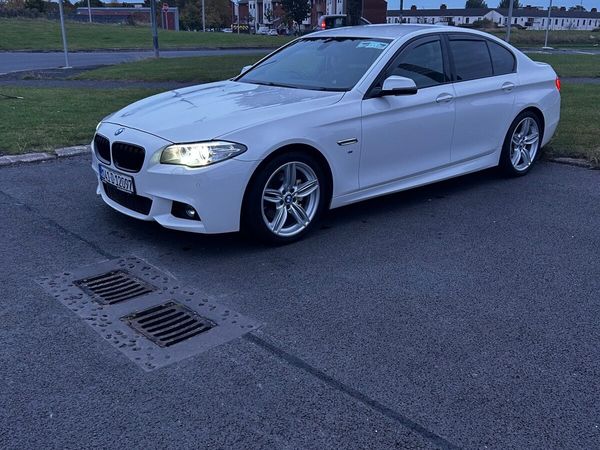 BMW 5-Series Saloon, Diesel, 2014, White