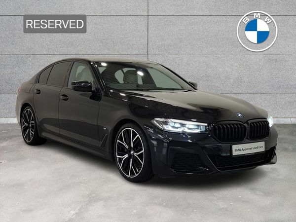 BMW 5-Series Saloon, Diesel Hybrid, 2022, Black