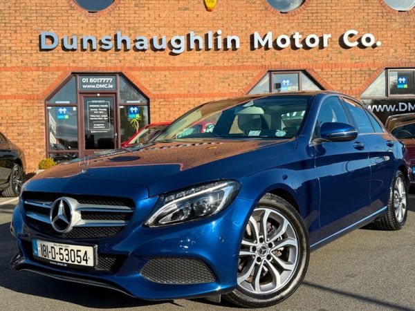 Mercedes-Benz C-Class Saloon, Petrol, 2018, Blue