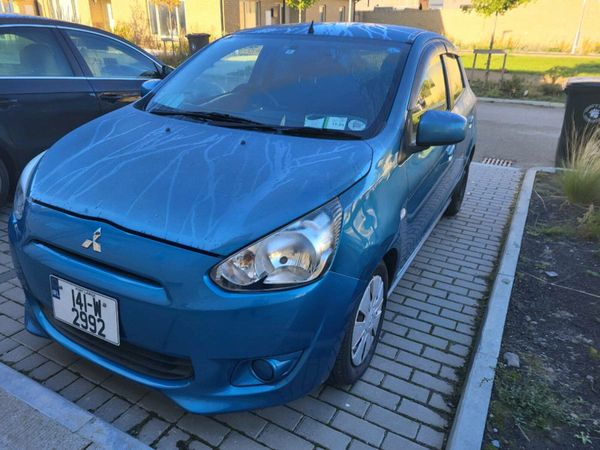Mitsubishi Mirage Hatchback, Petrol, 2014, Blue