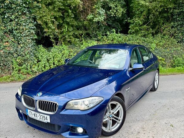 BMW 5-Series Saloon, Diesel, 2017, Blue