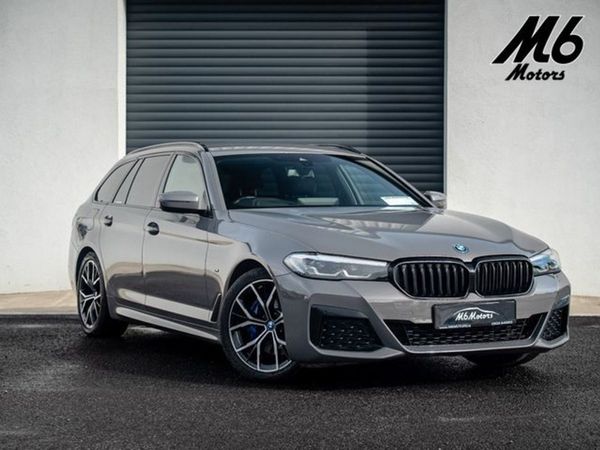 BMW 5-Series Estate, Hybrid, 2022, Grey