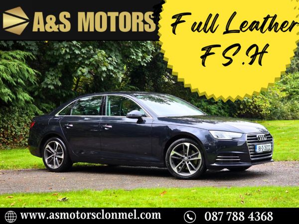Audi A4 Saloon, Diesel, 2018, Blue