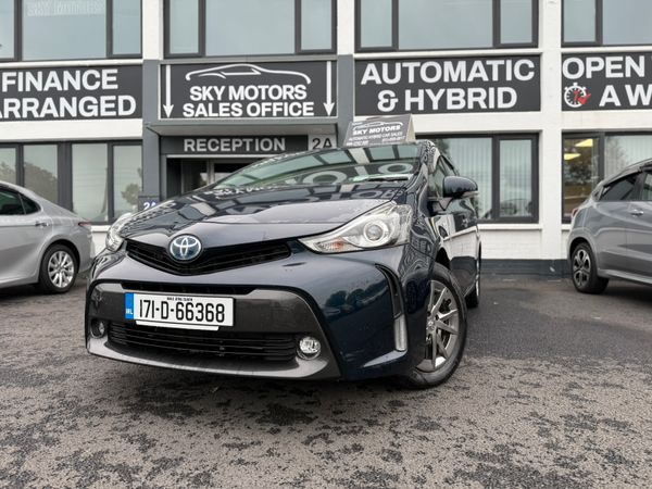 Toyota Prius MPV, Petrol Hybrid, 2017, Black