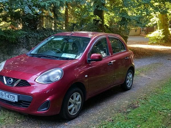 Nissan March Hatchback, Petrol, 2015, Red