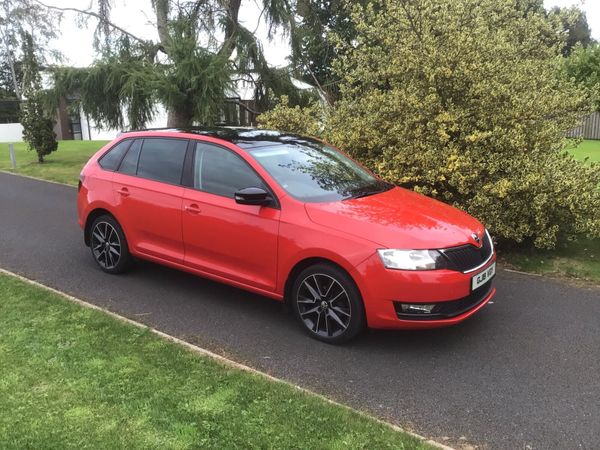 Skoda Rapid Spaceback Hatchback, Petrol, 2019, Red