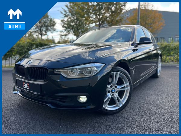 BMW 3-Series Saloon, Petrol Hybrid, 2018, Black