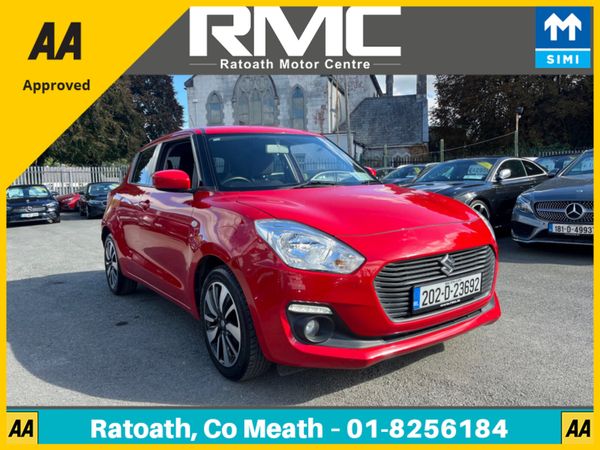 Suzuki Swift Hatchback, Petrol Hybrid, 2020, Red
