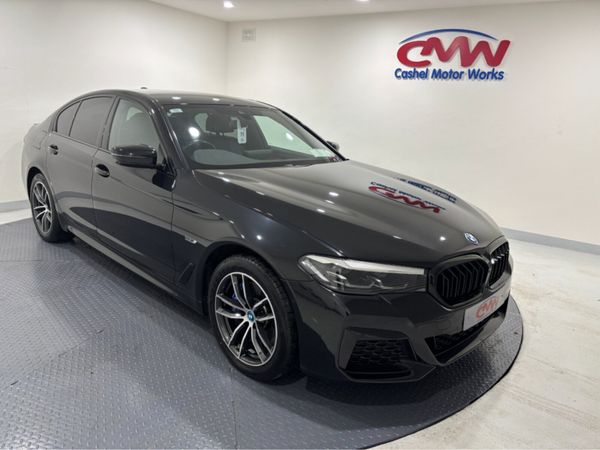 BMW 5-Series Saloon, Petrol Plug-in Hybrid, 2022, Black