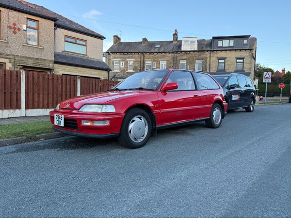 Honda Civic Hatchback, Unknown, 1990, Red