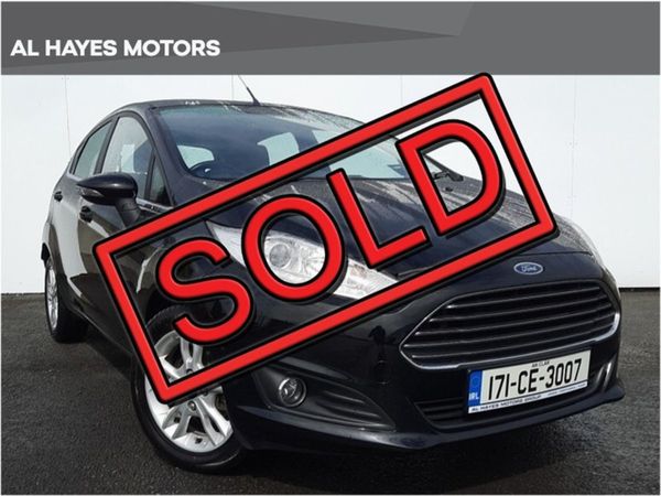 Ford Fiesta Hatchback, Petrol, 2017, Black