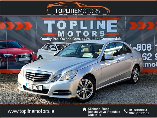 Mercedes-Benz E-Class Saloon, Petrol Hybrid, 2013, Silver