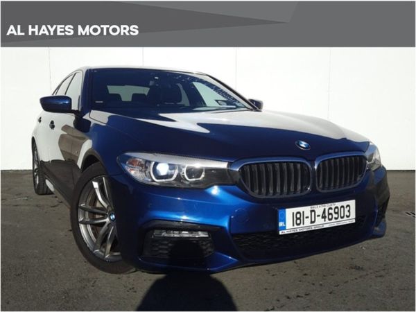 BMW 5-Series Saloon, Diesel, 2018, Blue