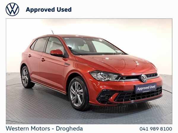 Volkswagen Polo Hatchback, Petrol, 2023, Red