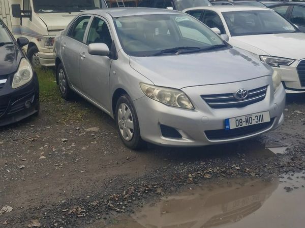 Toyota Corolla Saloon, Petrol, 2008, Silver