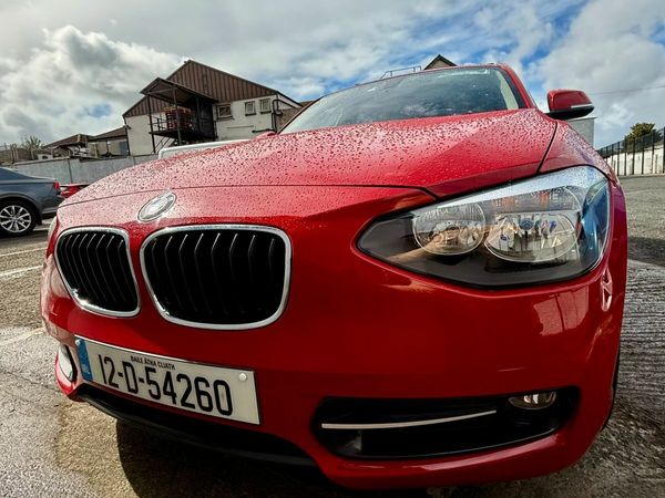 BMW 1-Series Hatchback, Petrol, 2012, Red