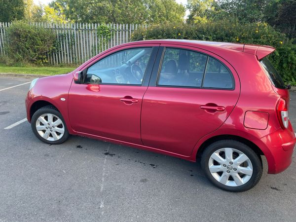 Nissan Micra Hatchback, Petrol, 2013, Red