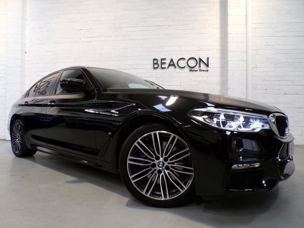 BMW 5-Series Saloon, Petrol Plug-in Hybrid, 2018, Black