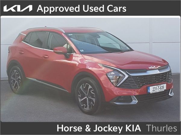 Kia Sportage SUV, Diesel Hybrid, 2023, Red