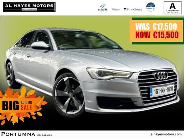 Audi A6 Saloon, Diesel, 2016, Silver