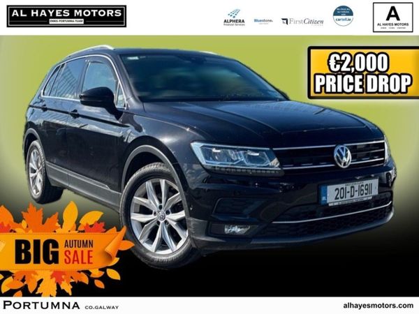 Volkswagen Tiguan SUV, Diesel, 2020, Black