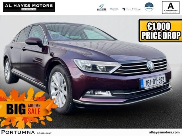 Volkswagen Passat Saloon, Diesel, 2016, Red
