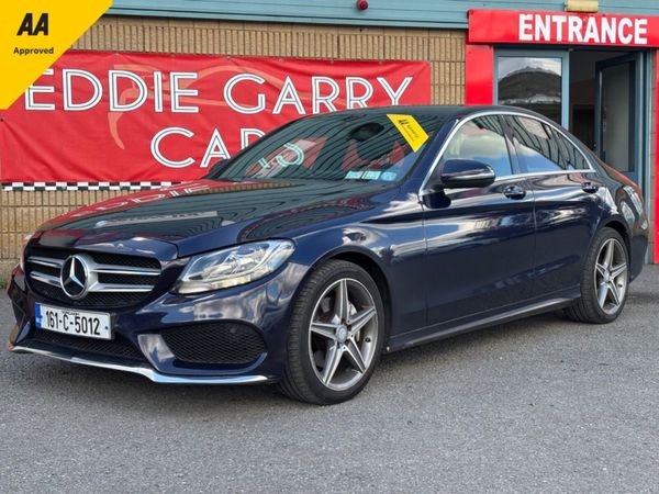 Mercedes-Benz C-Class Saloon, Diesel, 2016, Blue