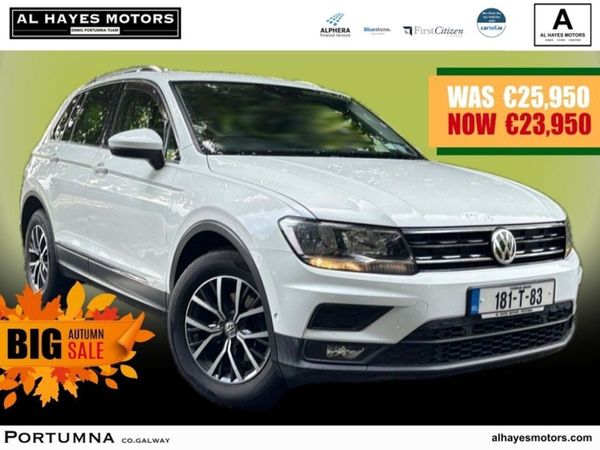 Volkswagen Tiguan SUV, Diesel, 2018, White
