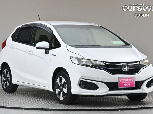 Honda Fit Hatchback, Petrol Hybrid, 2019, White