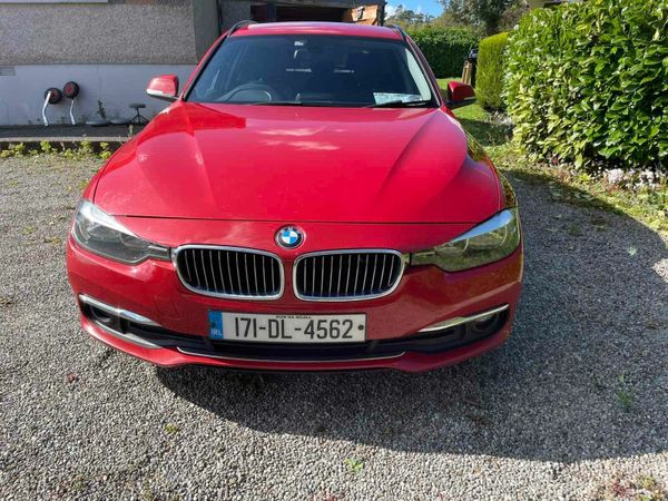 BMW 3-Series Estate, Diesel, 2017, Red