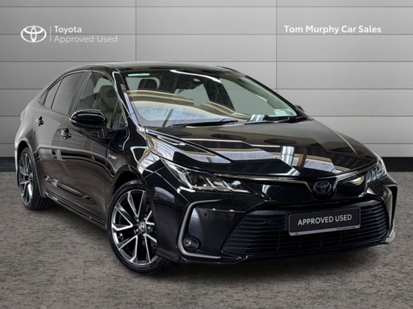 Toyota Corolla Saloon, Petrol Hybrid, 2021, Black