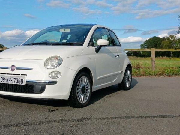 Fiat 500 Hatchback, Petrol, 2009, White