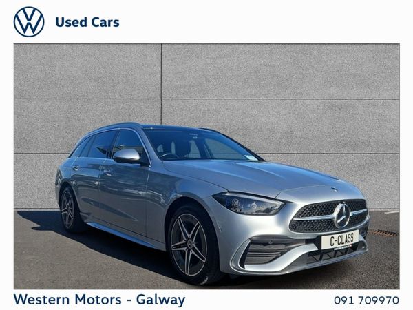 Mercedes-Benz C-Class Estate, Petrol Plug-in Hybrid, 2024, Silver