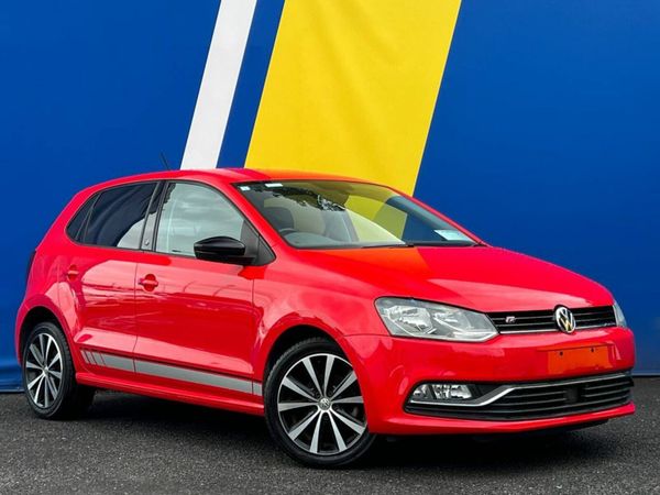 Volkswagen Polo Hatchback, Petrol, 2017, Red