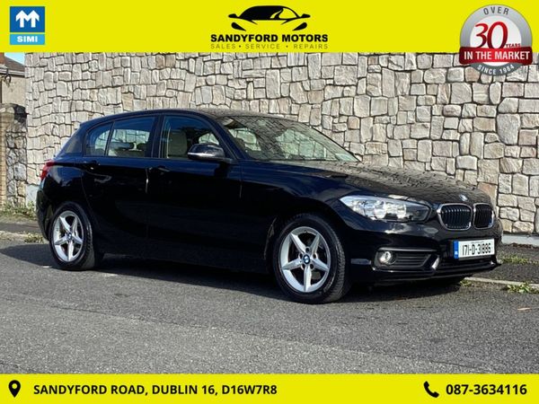 BMW 1-Series Estate, Diesel, 2017, Black