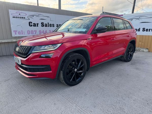 Skoda Kodiaq SUV, Diesel, 2019, Red