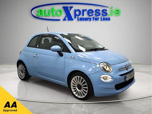 Fiat 500 Hatchback, Petrol, 2016, Blue