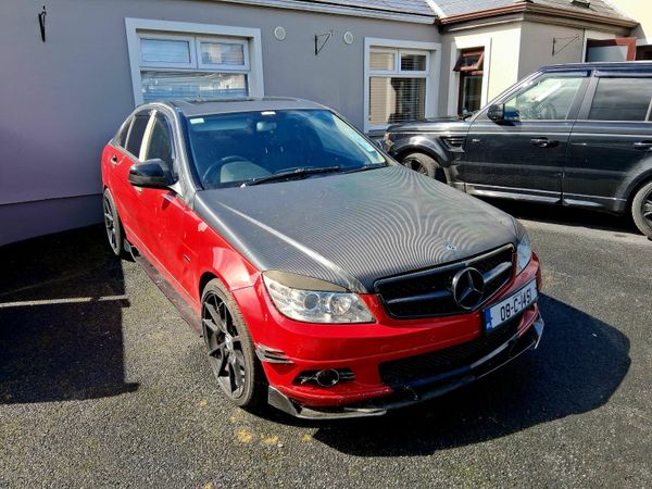 Mercedes-Benz C-Class Saloon, Petrol, 2008, Red